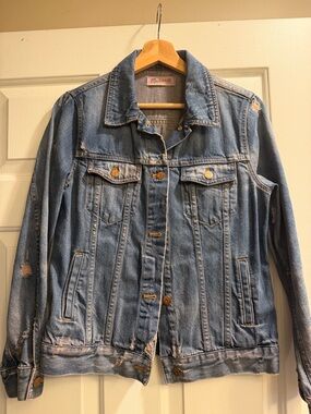 Madewell Distressed Denim Jacket